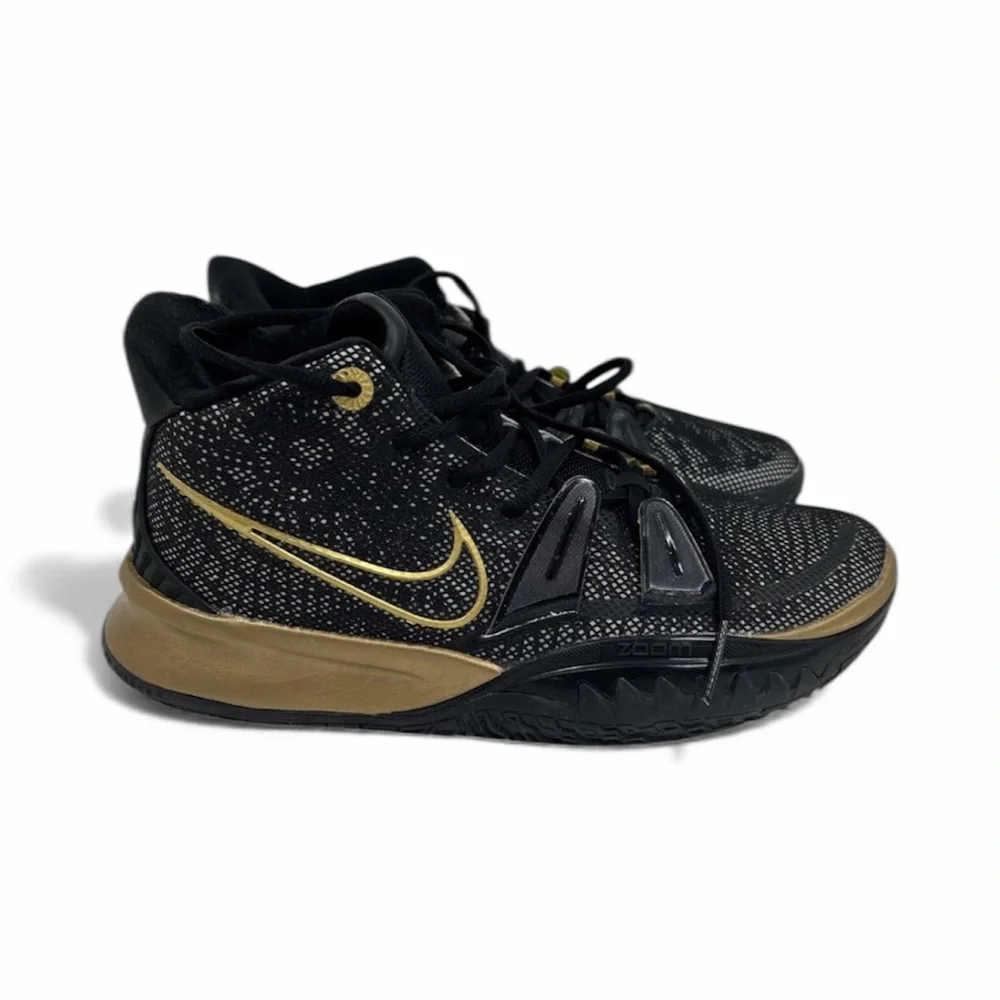 Nike Kyrie 7 ‘Black Metallic Gold’ DA7567-991 Men’s Size 8 - Women’s 9.5